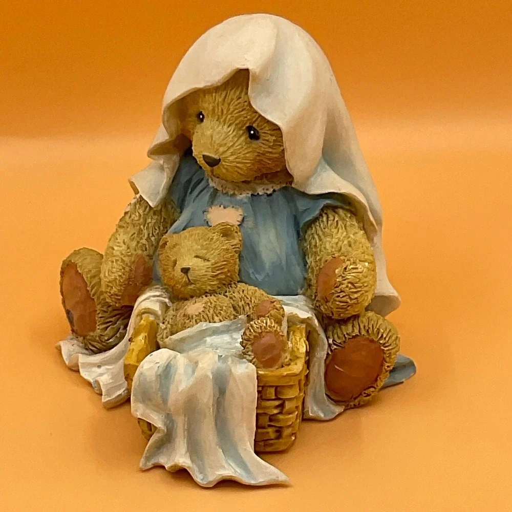 Cherished Teddies Maria and Baby 1992 A Baby Is Gods Gift Of Love Hamilton Gifts